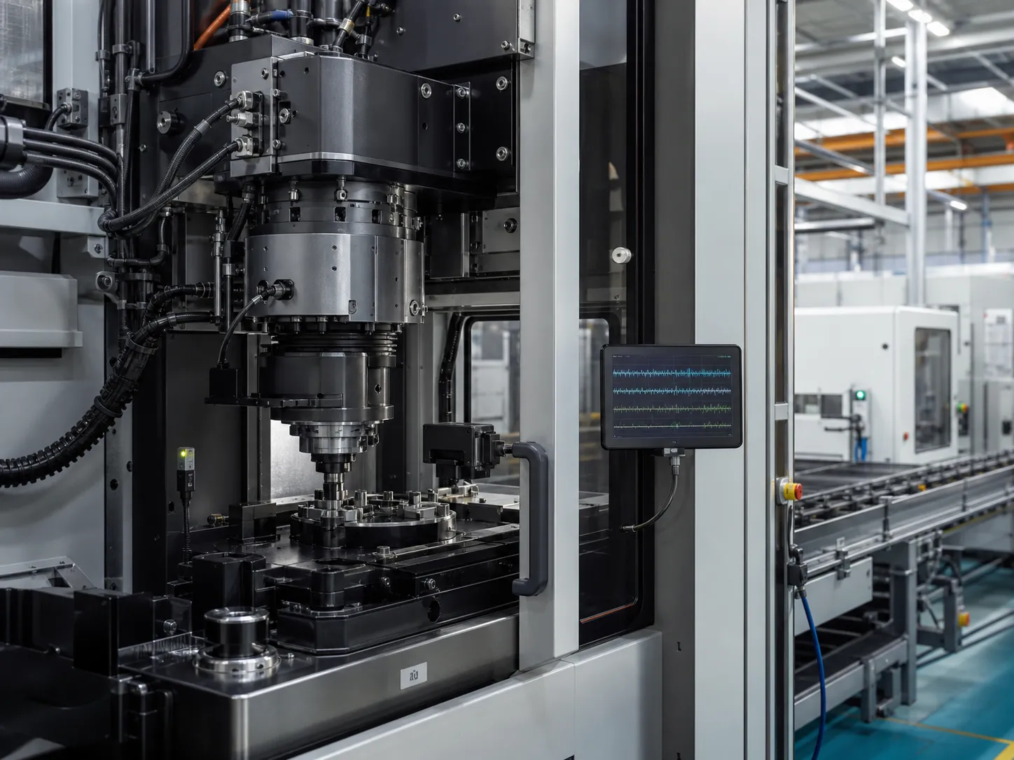 Produktionsmaschine mit direkt angebundener Zustandsüberwachung